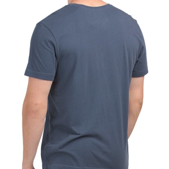 NWT! LIFE IS GOOD MEN'S LARGE Vintage NAVY BLUE JAKE & Rocket RIDE ON Sled Tee - Picture 4 of 13